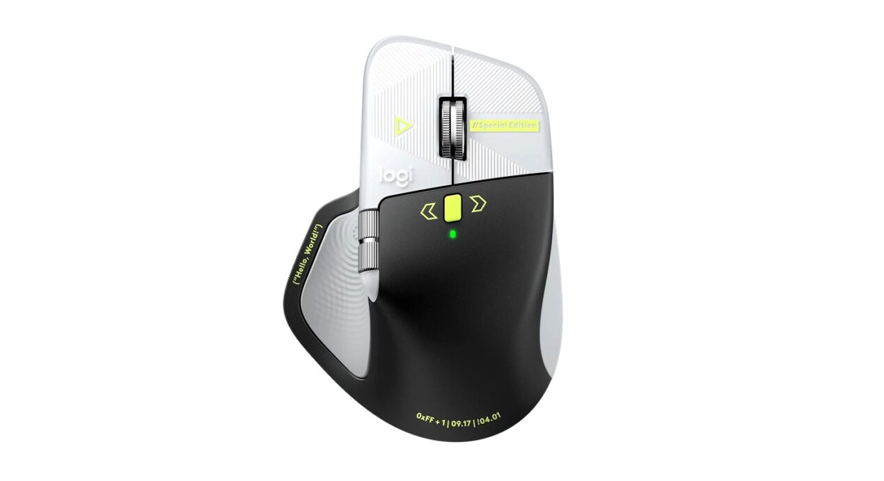 Logitech MX Master 4 Special Edition, il mouse si veste da sviluppatore
