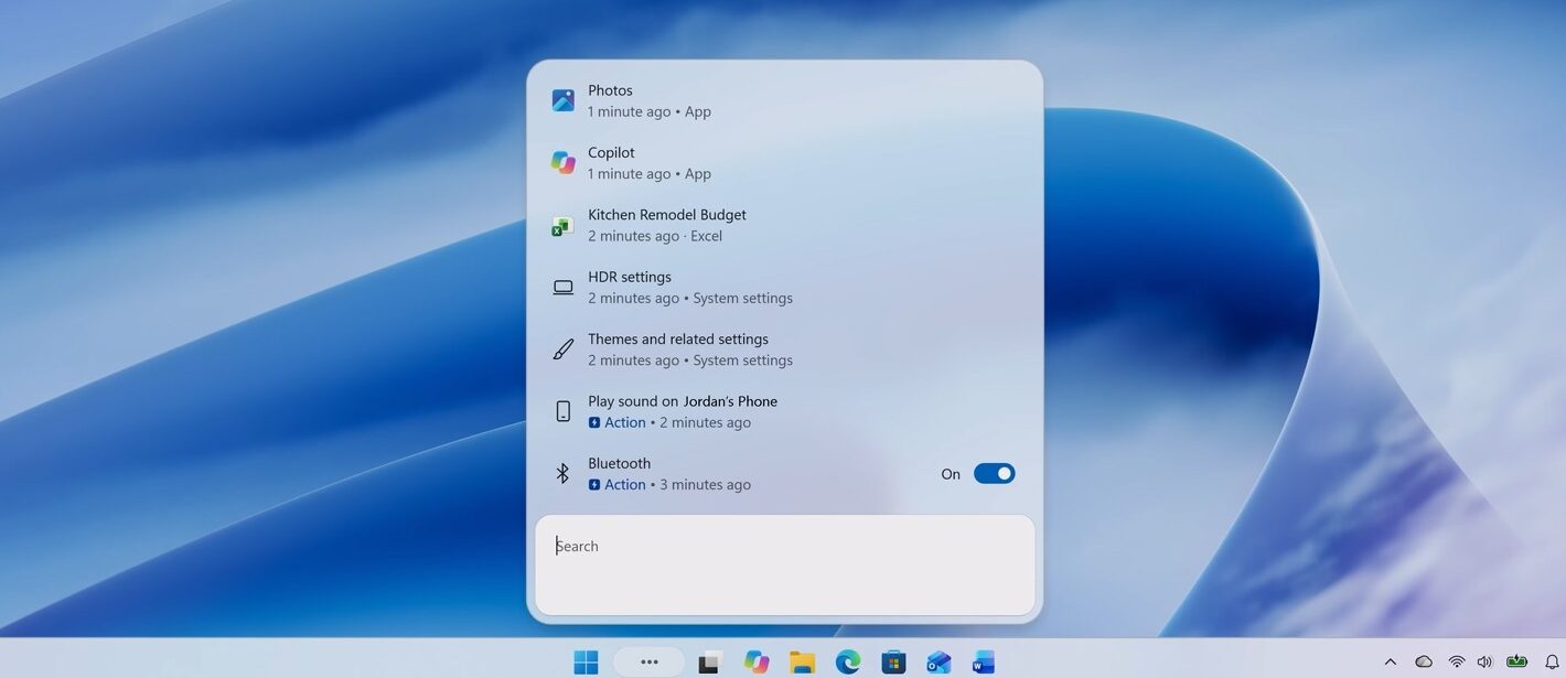 Microsoft search AI