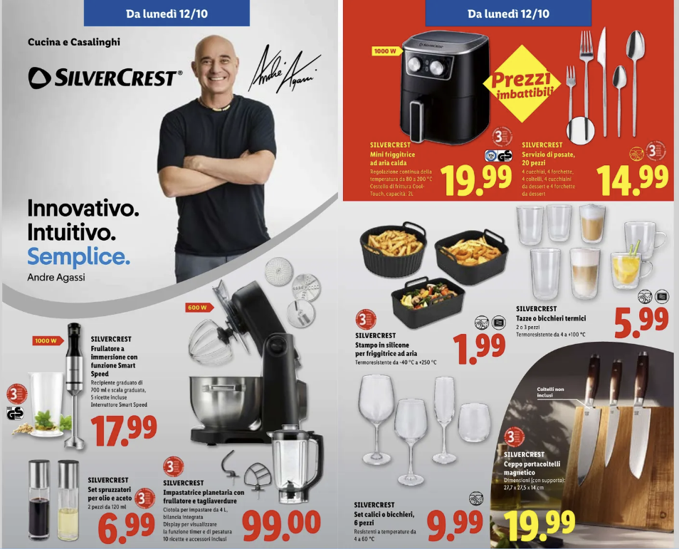 Volantino Lidl, da lunedì 12 ottobre tanti prodotti Silvercrest per casa e cucina 1