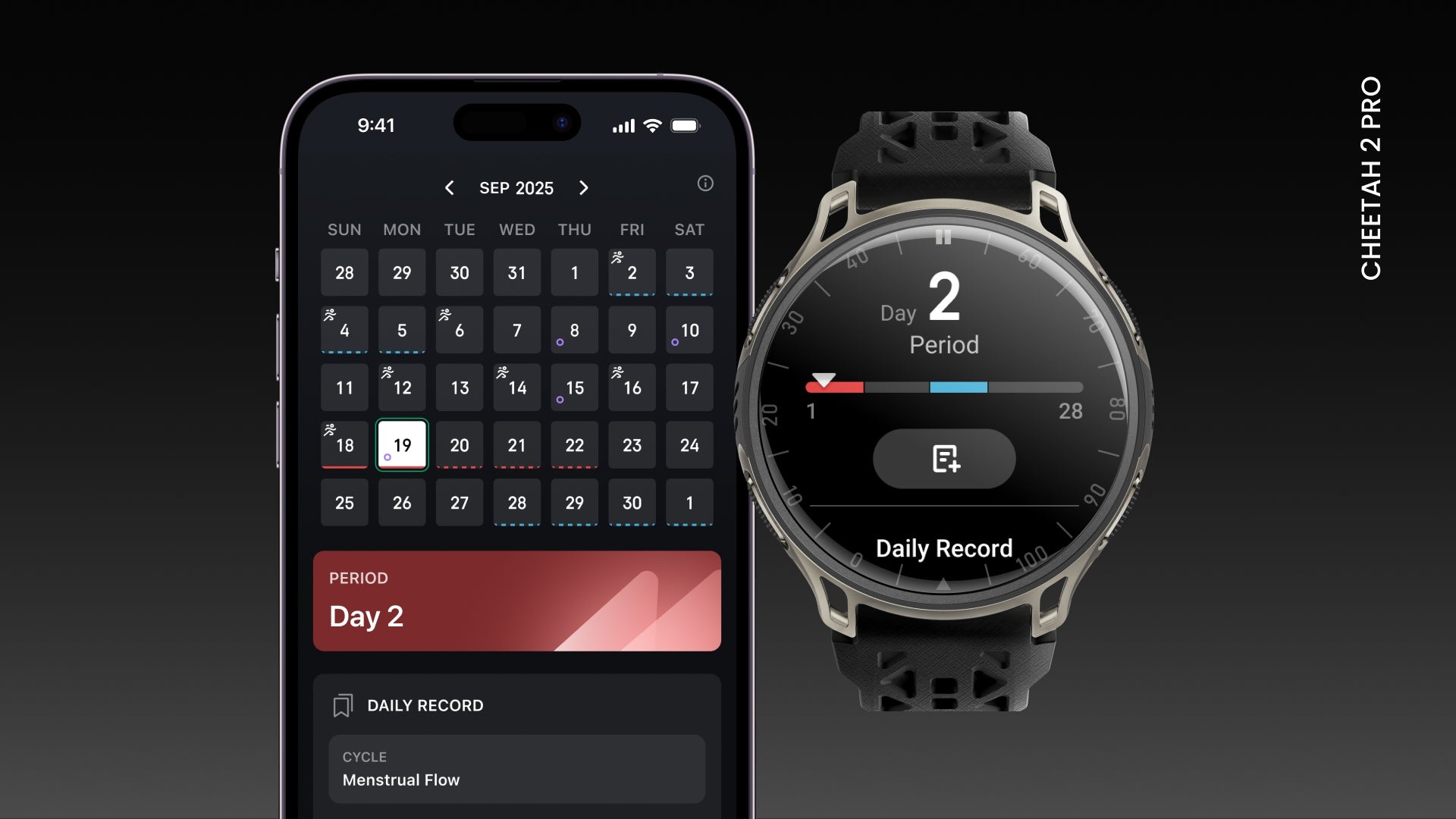 Zepp Health - Amazfit - Aggiornamento settembre 2026 - Tracciamento del ciclo mestruale rivisto su Amazfit Cheetah 2 Pro