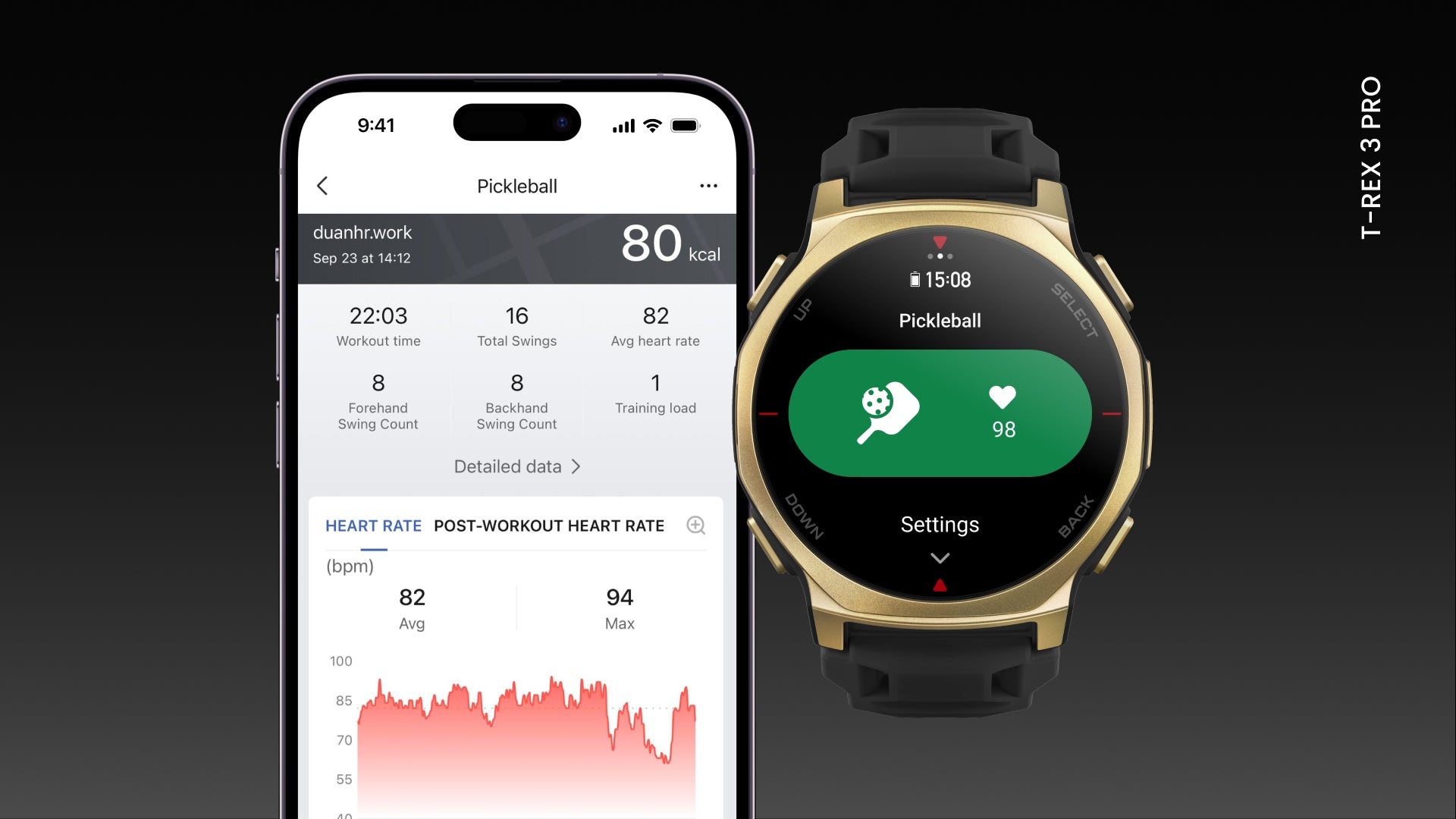 Zepp Health - Amazfit - Aggiornamento settembre 2026 - Miglioramenti modalità pickleball su Amazfit T-Rex 3 Pro