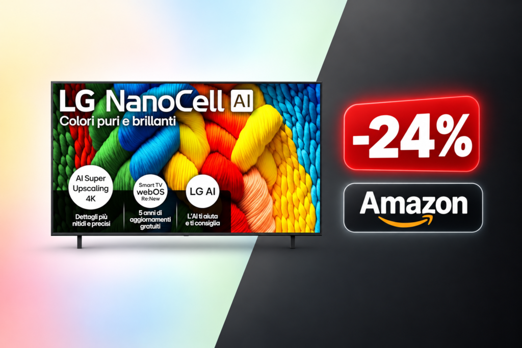 LG NanoCell AI 75 pollici a 569€ invece di 1299€ su Amazon 1