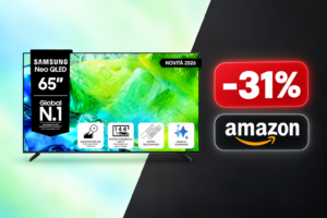 Samsung Neo QLED 65" scende a 899€ su Amazon, minimo storico 6