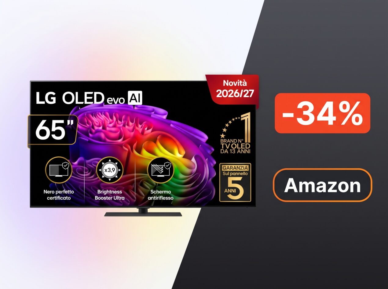 LG OLED TV da 65 pollici al prezzo più basso di sempre su Amazon: costa tanto, ma è la migliore