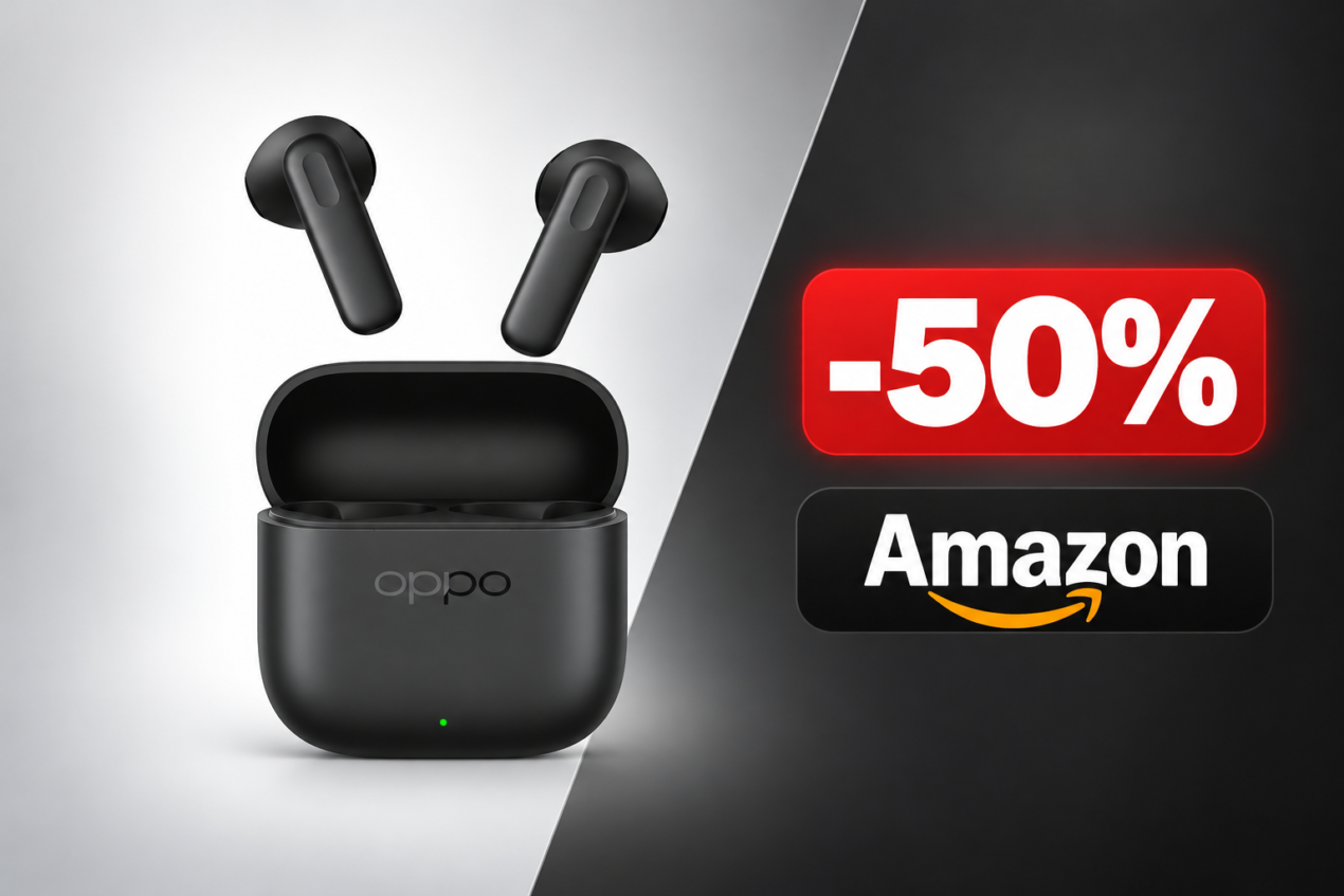 OPPO Enco Buds3 a 19,99€ su Amazon: auricolari bestbuy di oggi
