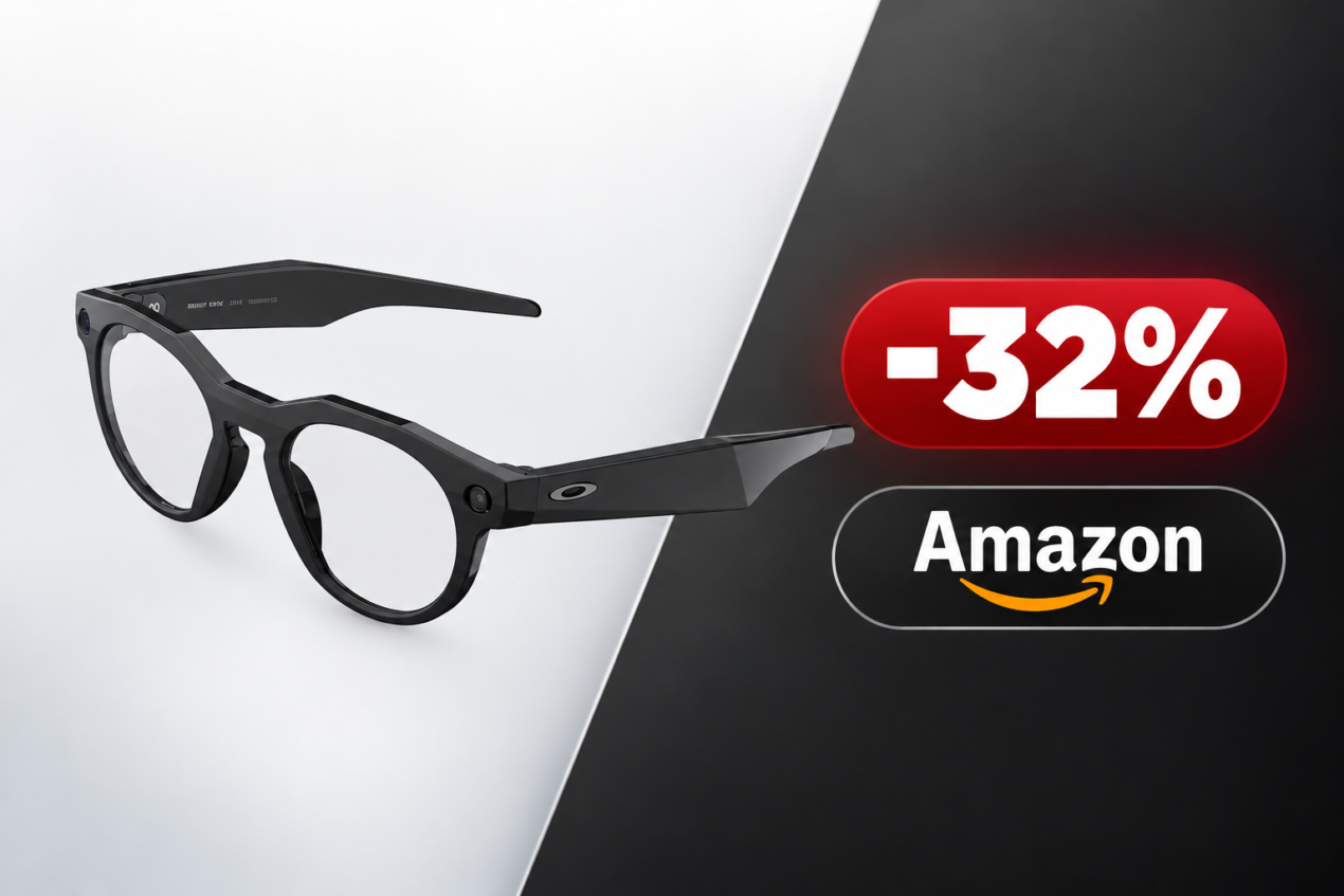 Oakley Meta HSTN scendono a 299 euro su Amazon, sconto del 32%