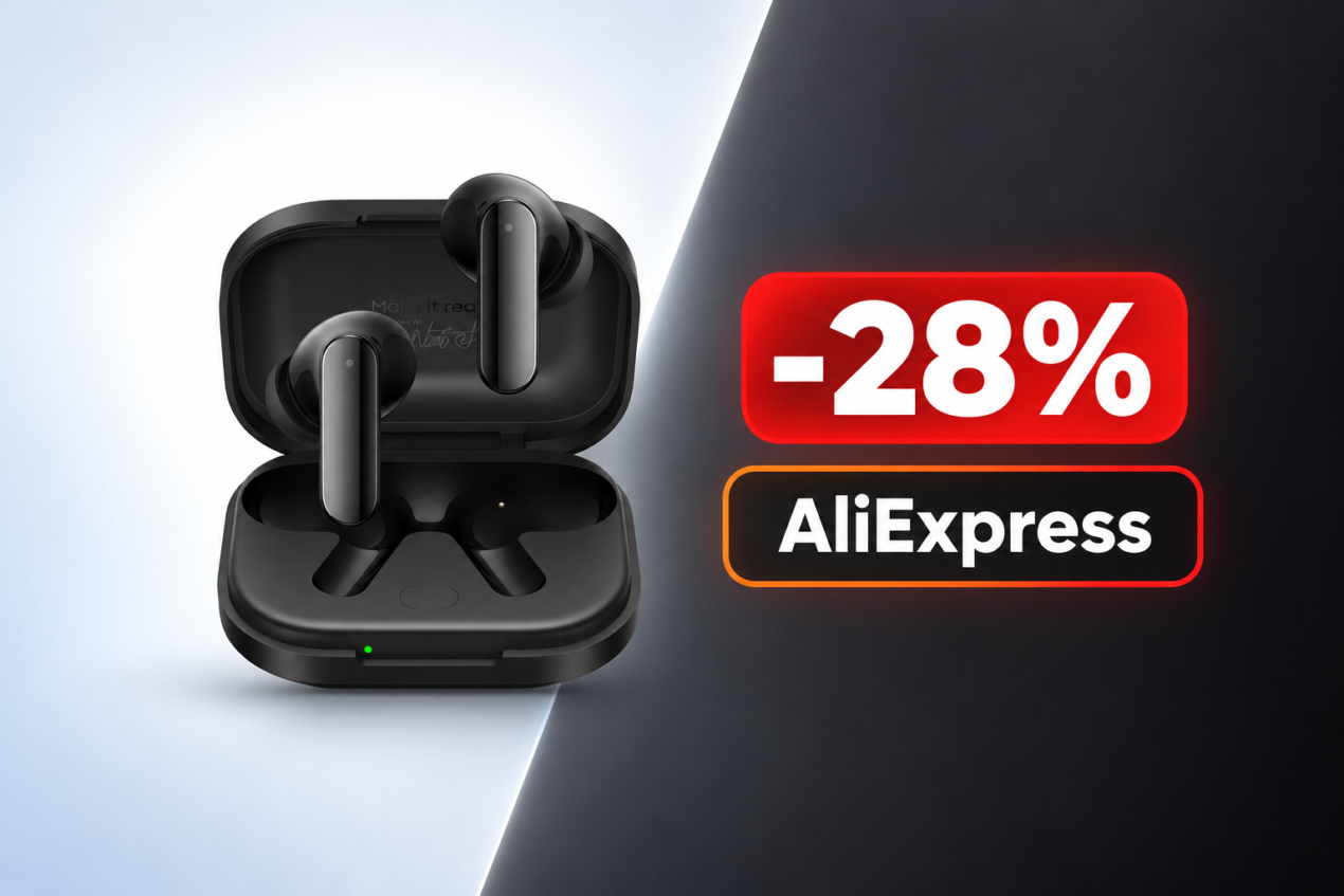realme Buds Air 8 Pro scontati a 71,2€ su AliExpress, sconto del 28%