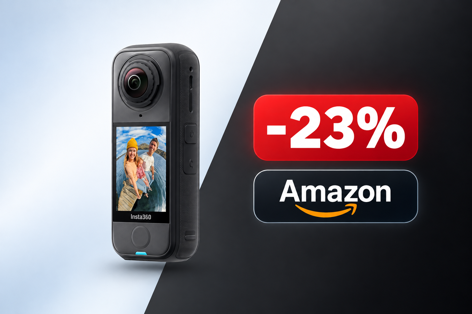 Insta360 X4 Air scende da 399€ a 309€ su Amazon a poche settim...