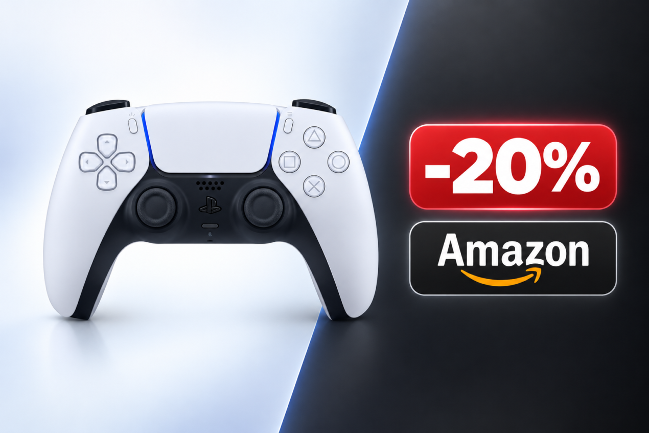 DualSense White PS5 su Amazon a 59€: top acquisto in vista di GTA VI