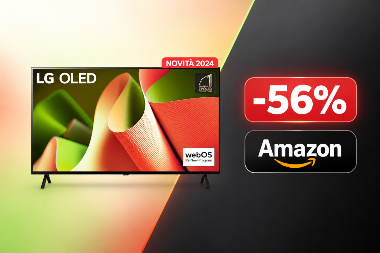LG OLED TV da 55 pollici su Amazon a 699,9€ invece di 1599€: super sconto del 56%