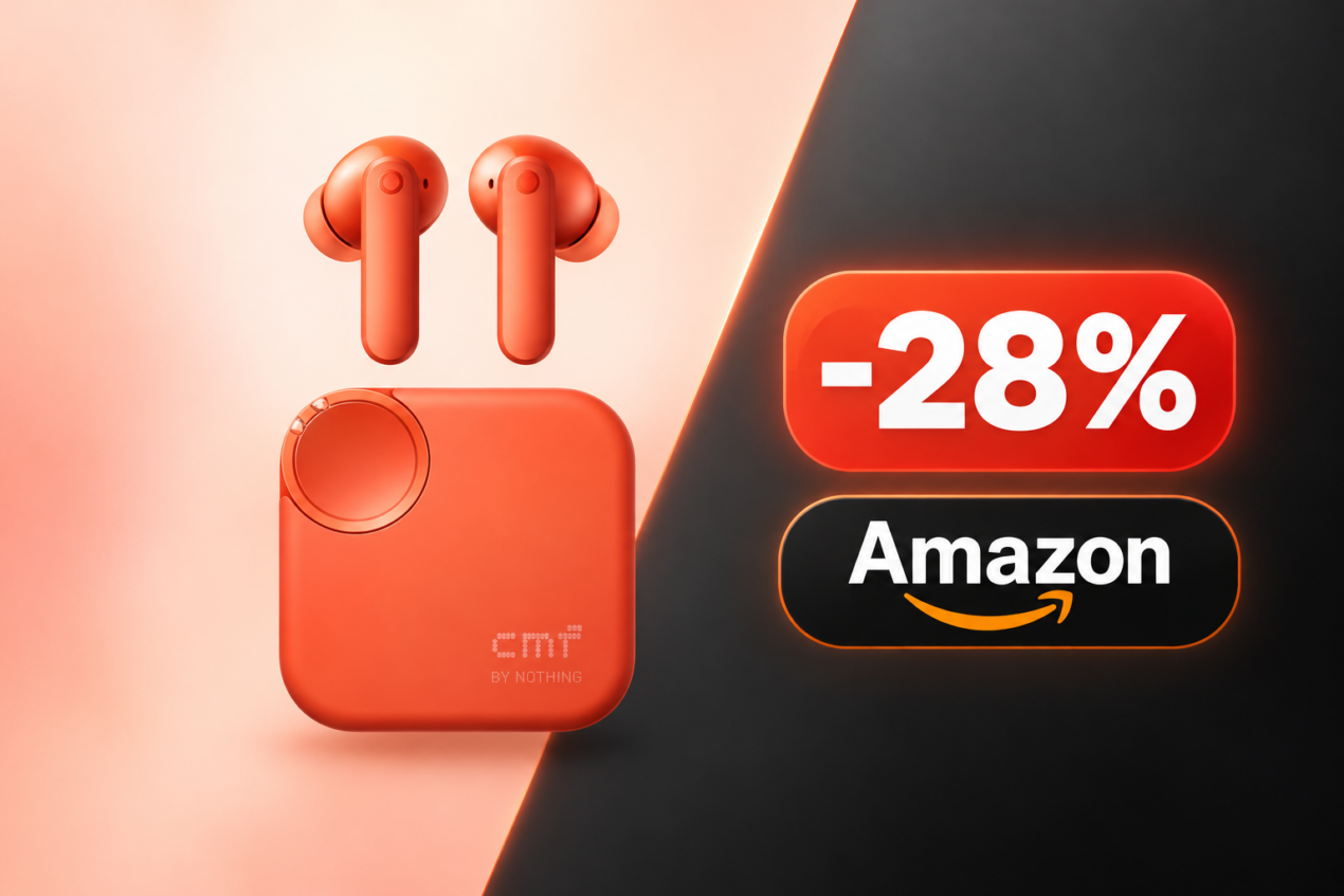 CMF by Nothing Buds 2 scendono a 35,97€ su Amazon, sconto del 28%