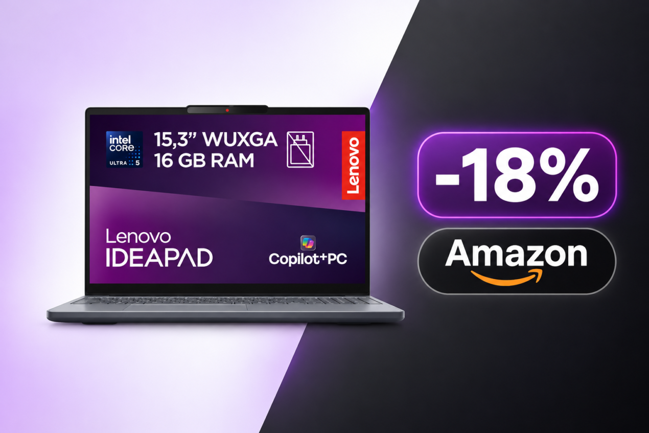Lenovo IdeaPad Slim 3 a 799€: prezzo minimo storico per il Copilot+ PC