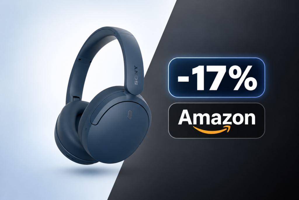 Le nuove cuffie Over-Ear Sony WH-CH730N scendono sotto 100 euro su Amazon: primo sconto dal lancio 1