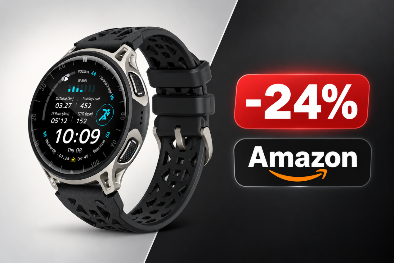 Amazfit Cheetah 2 Pro, minimo storico su Amazon: 343,44€ invece di 449,90€