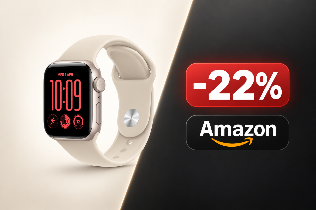 Apple Watch SE 3 a partire da 219€ su Amazon: minimo storico per il 40 e 44mm