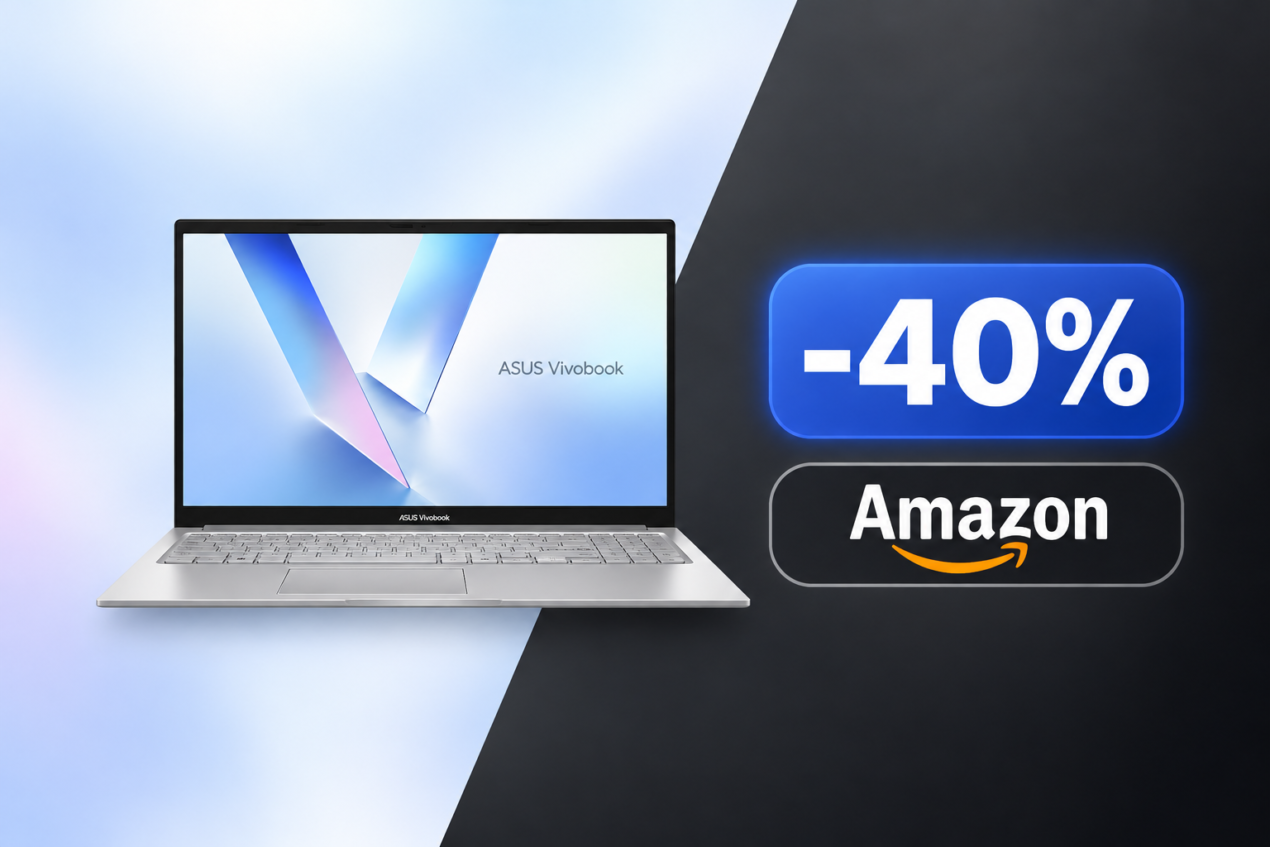 ASUS Vivobook 15 F1504MA al minimo storico su Amazon: 599€ invece di 999€