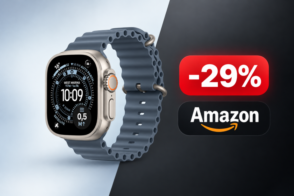 Apple Watch Ultra 3 al minimo storico su Amazon: 644,80€ invece di 909€
