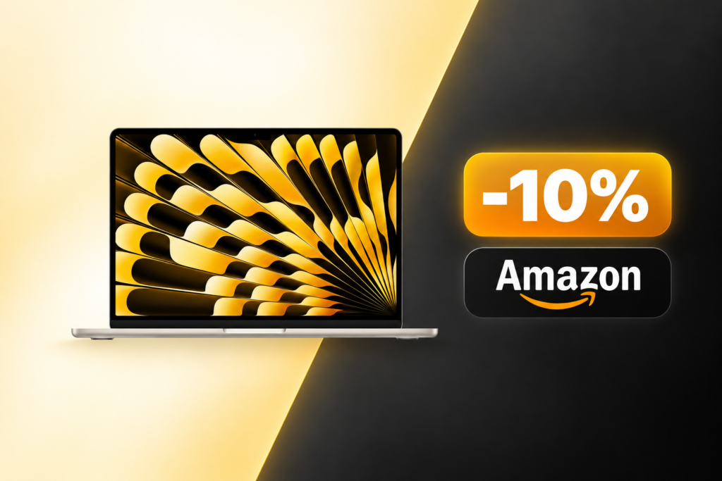 MacBook Air M5 16GB/1TB a 1.599€ su Amazon, minimo storico per la versione con più memoria
