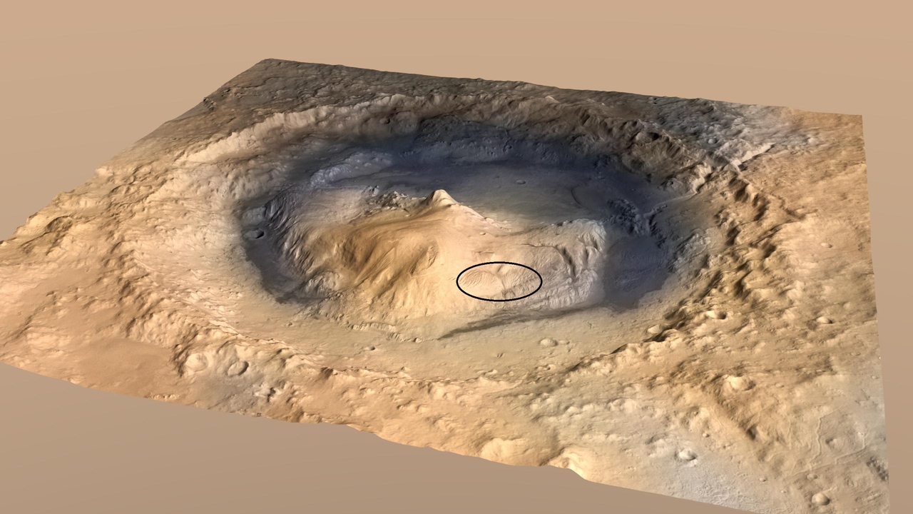 marte curiosity monte sharp