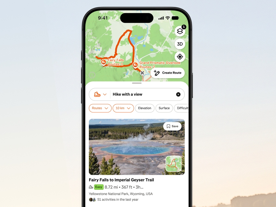 strava ricerca percorsi
