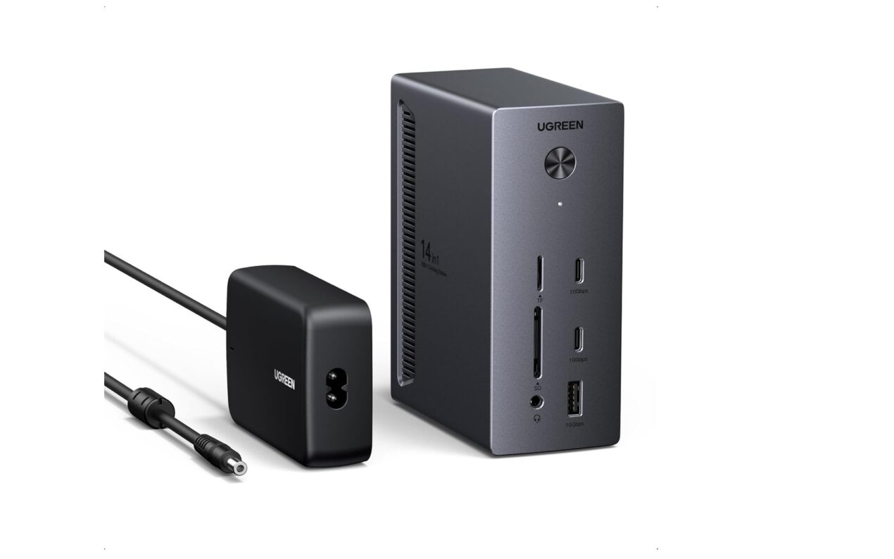 UGREEN Revodok Pro USB-C è la docking station 14-in-1 con triplo display 4K e ricarica a 100 W